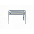 thumbnail image 3 of Space Saving & Low Height Design Rubber Wood Loft Bed,Grey, 3 of 11