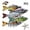 5pcs, variant on Fishing Gear - Bionic Swimming Bait, 3D Bionic Swimming Lure, Fishing Soft Plastic Lures That Swim by Itself, Robotic Fishing Lure Suitable for All Kinds of Fishing Waters