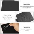 thumbnail image 3 of 16 Pack PVC Mini Chalkboard Signs, Small Tabletop Blackboards For Events Like Weddings, Birthdays Or Business, Message Boards, Erasable And Reusable, V Shape, Black, 3 of 8