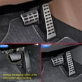 thumbnail image 2 of Phyun Lhd No Drill Steel Brake Gas Pedal Pad Plate Cover Cap for Hyundai/Kia/Genesis, 2 of 5