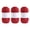 Bright Red, variant on 3 Rolls Rainbow Color Dots Mohair Yarn Comfortable Crochet Thread Soft Yarn Hand Knitting Yarn for Scarves Blanket