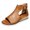 Brown, variant on NOKIO Trendy Women'S Slide Sandals Sandals For Women Platform Sandals Wedge Ankle Strap Open Toe Sandals Women's Ankle Strap Low Wedge Sandals
