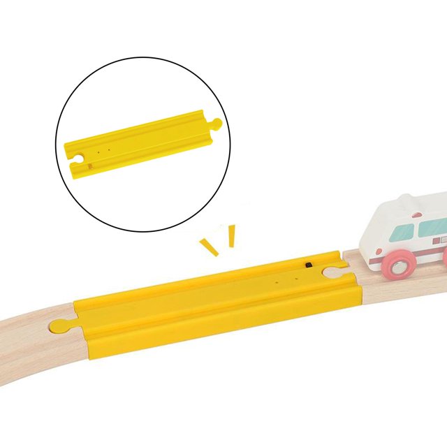 Línea ferroviaria con sonda eléctrica para vías férreas a de vías de , Amarillo