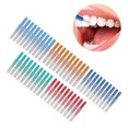 thumbnail image 4 of Interdental Brush, Compact Tooth Interdental Brush 50 Pcs Oral Care Different Color Convenient  For Family, 4 of 8