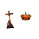 thumbnail image 1 of Adorno de calabaza de cristal de María, escultura decorativa religiosa católica, dulcero, estatua para dormitorio o mesa., 1 of 8