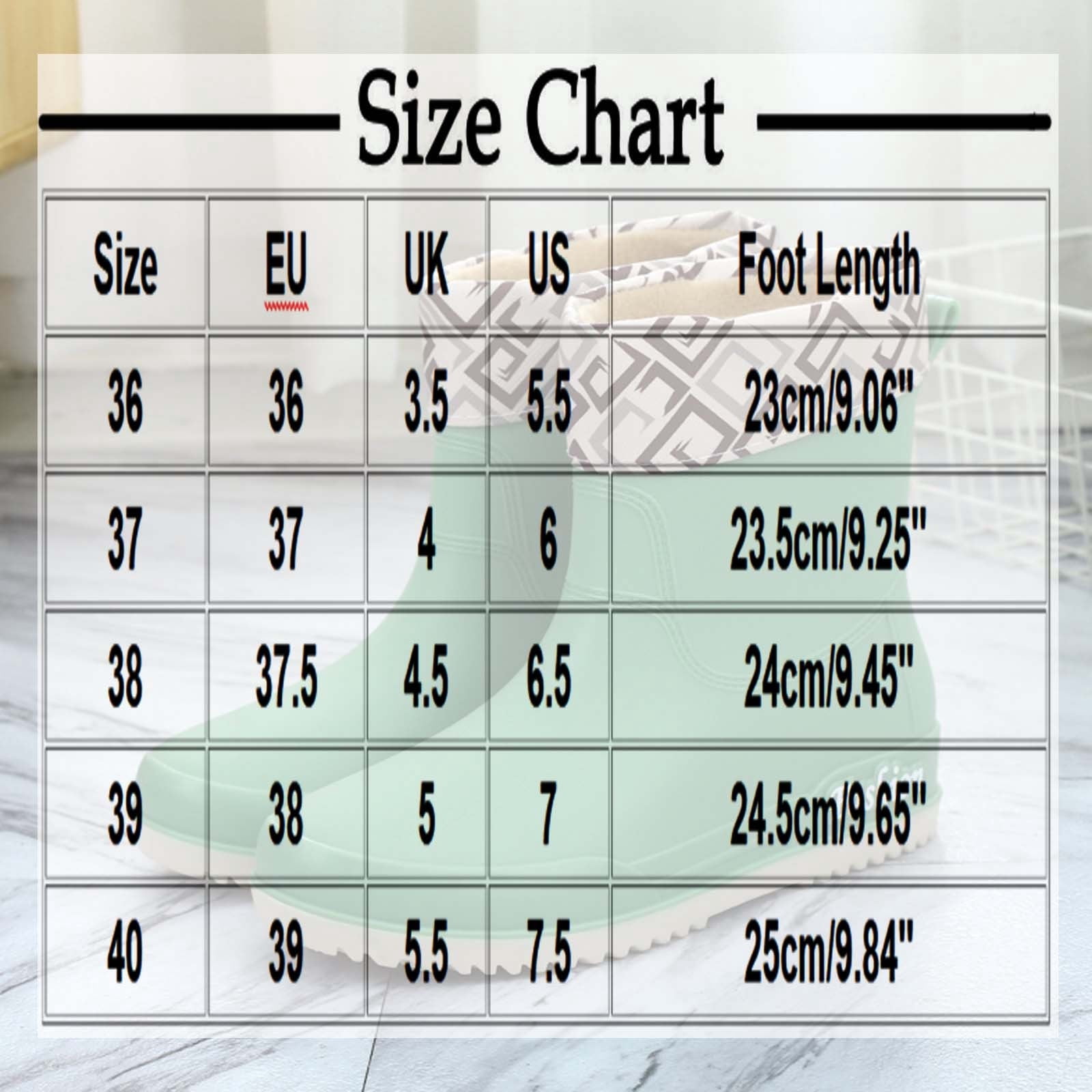 Tawop Womens Slip On Shoes Water Shoes Slip Resistant Waterproof Boots Buckle Rain Shoes Beige Size 7