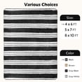 thumbnail image 7 of CozyDesg Soft Area Rugs for Living Room Bedroom,Large Rug Fluffy Fuzzy Shag Shaggy Soft Plush Carpet,Indoor Floor Carpet for Dining Room Home Decor,Black & White, 7 of 7