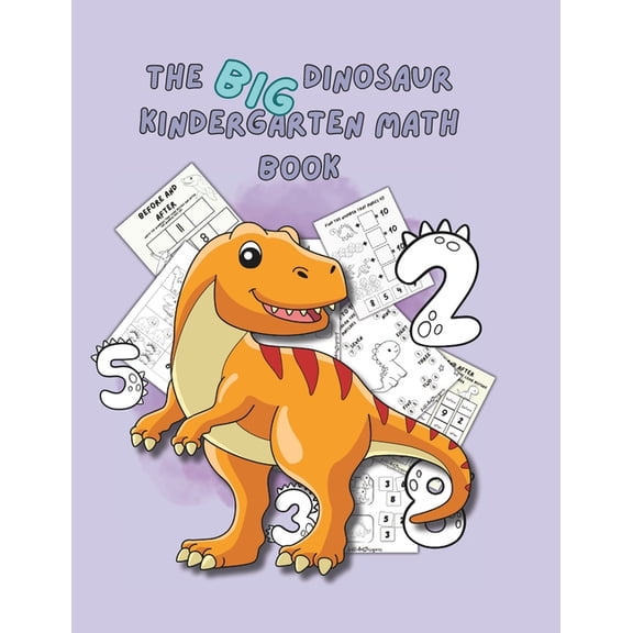 Preschool Dinosaur Touch Basic Math Addition Subtraction Facts Worksheets, (Paperback)