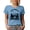 Baby Blue, variant on Lazy Days of Summer feat. a Lake and Mountains, Vacation Themed Art, White T-Shirt, 2XL