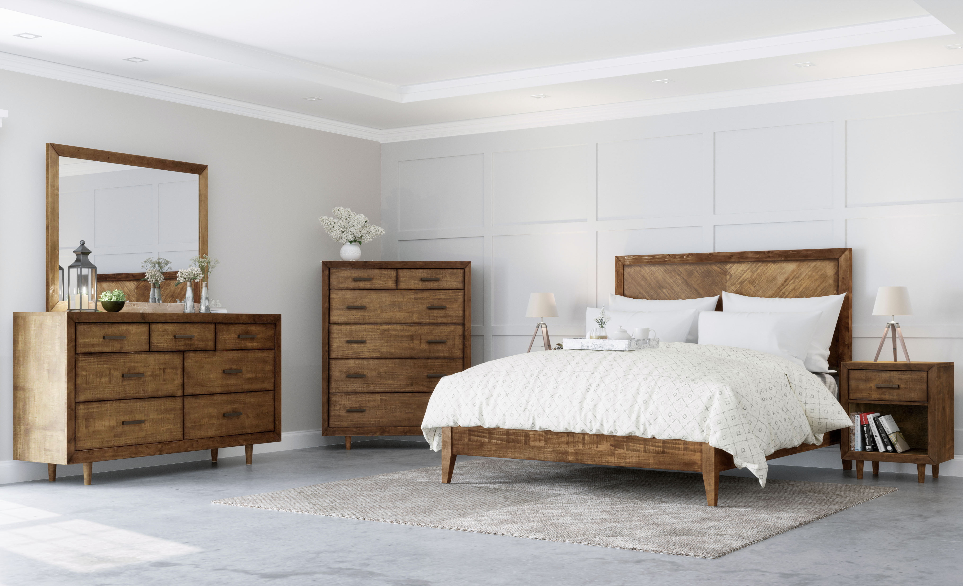 mid century modern bedroom furniture ashley