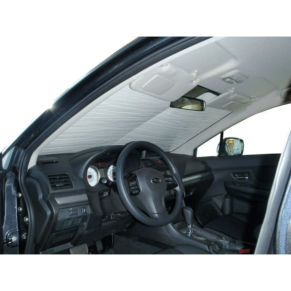 HeatShield, The Original Windshield Sun Shade, Custom-Fit for Subaru Impreza Sedan w/o Eyesight 2012, 2013, 2014, 2015, 2016, Silver Series