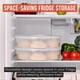 thumbnail image 3 of Porta Pizzas de 12 Pulgadas con Tapa y Divisor, Paquete de 2, Contenedor Reutilizable para Pizza, Porta Pizza Expandible con Asa, 3 of 5