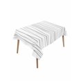 thumbnail image 2 of Gray Tablecloth Rectangle Table Cloth 60x84, Waterproof Tablecloth Outdoor Table Cloth, Abstract Lines Gradient Minimalist Modern Texture Washable Table Cover for Kitchen Dinning Party, 2 of 8