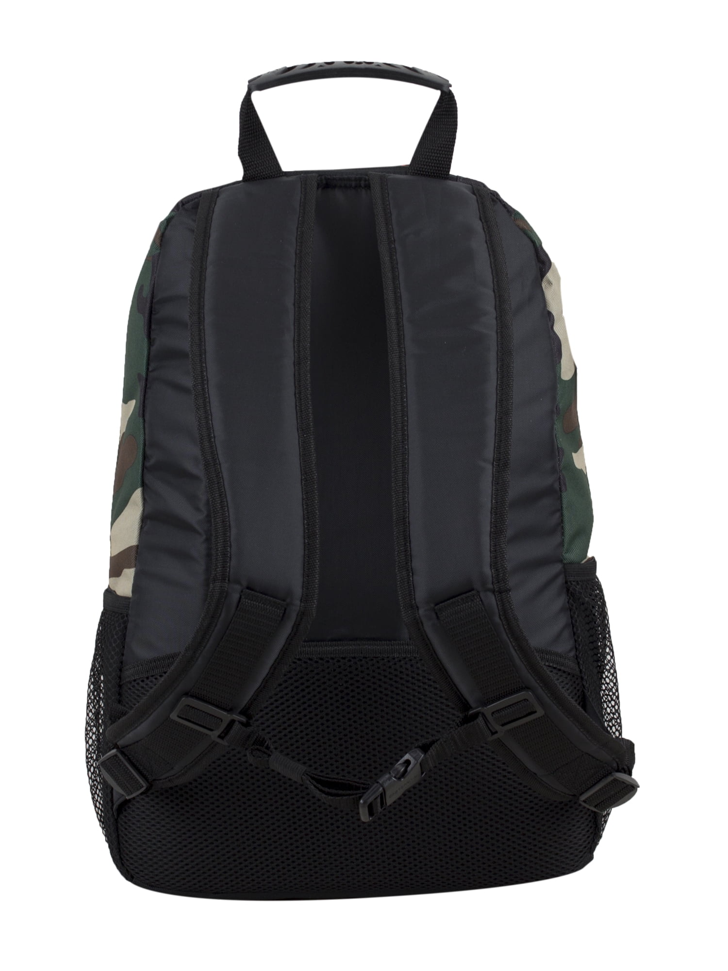 Eastsport Double Strap Skater Backpack, Army Camo with Red