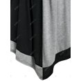 thumbnail image 4 of Camiseta Talla Extra Casual Dos Tonos Cruzado Rosegal  Mangas largas de talla grande, 4 of 5