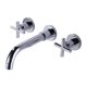 thumbnail image 1 of Grifo de la cocina Lavabo De Baño Grifo De Lavabo Caño Giratorio Bañera Grifo De Agua Caliente Y Fría 2 Manijas Plata Plata Magideal Grifo de la cocina, 1 of 7
