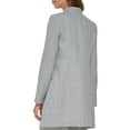 thumbnail image 2 of DKNY Womens Glen Plaid Midi Duster Blazer, 2 of 3