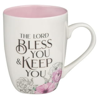 Best Mom Ever White and Pink Ceramic Coffee Mug - Numbers 6:24