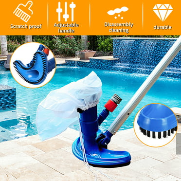 Intex Cleaning Maintenance Swimming Pool Kit w/ Vacuum Skimmer & Pole ...