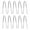 Silver 6.9 Inches, variant on Yajisi 10 Pack Kitchen Utility Tongs Stainless Steel Salad BBQ Tongs Easy Clean Grip Tool for Party Barbecue Bakery, 6.9 in / 17.6 cm, Silver