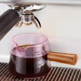 thumbnail image 2 of 2 Pcs Espresso Cups, 4 oz Espresso Shot Glasses with V-shaped Spouts and Handle, Small Cute Glass Measuring Cup, Milk Frothing Pitcher for Coffee Bar Accessories (Pink), 2 of 7