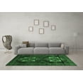 thumbnail image 3 of Ahgly Company Indoor Round Persian Emerald Green Traditional Area Rugs, 3' Round, 3 of 4
