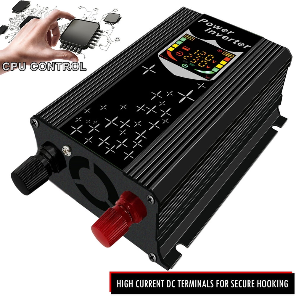 5000W Car Solar Power Inverter DC 12V to AC 110V 2USB Ports Converter