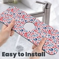 thumbnail image 6 of Sikiie Birds Flowers Splash Guard for Sink Faucet-1 PC Super Absorbent Fast Drying Mat Sink Gadgets-Splash Guard for Kitchen, Sink Mat, 6 of 7