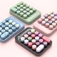 thumbnail image 4 of Teclado numérico inalámbrico 18 teclas Mini Round KeyCap 2.4Ghz Teclado con suministros de tablero de teclas de escritorio receptor para la computadora PC colorida azul Inevent EL023356-03B, 4 of 7