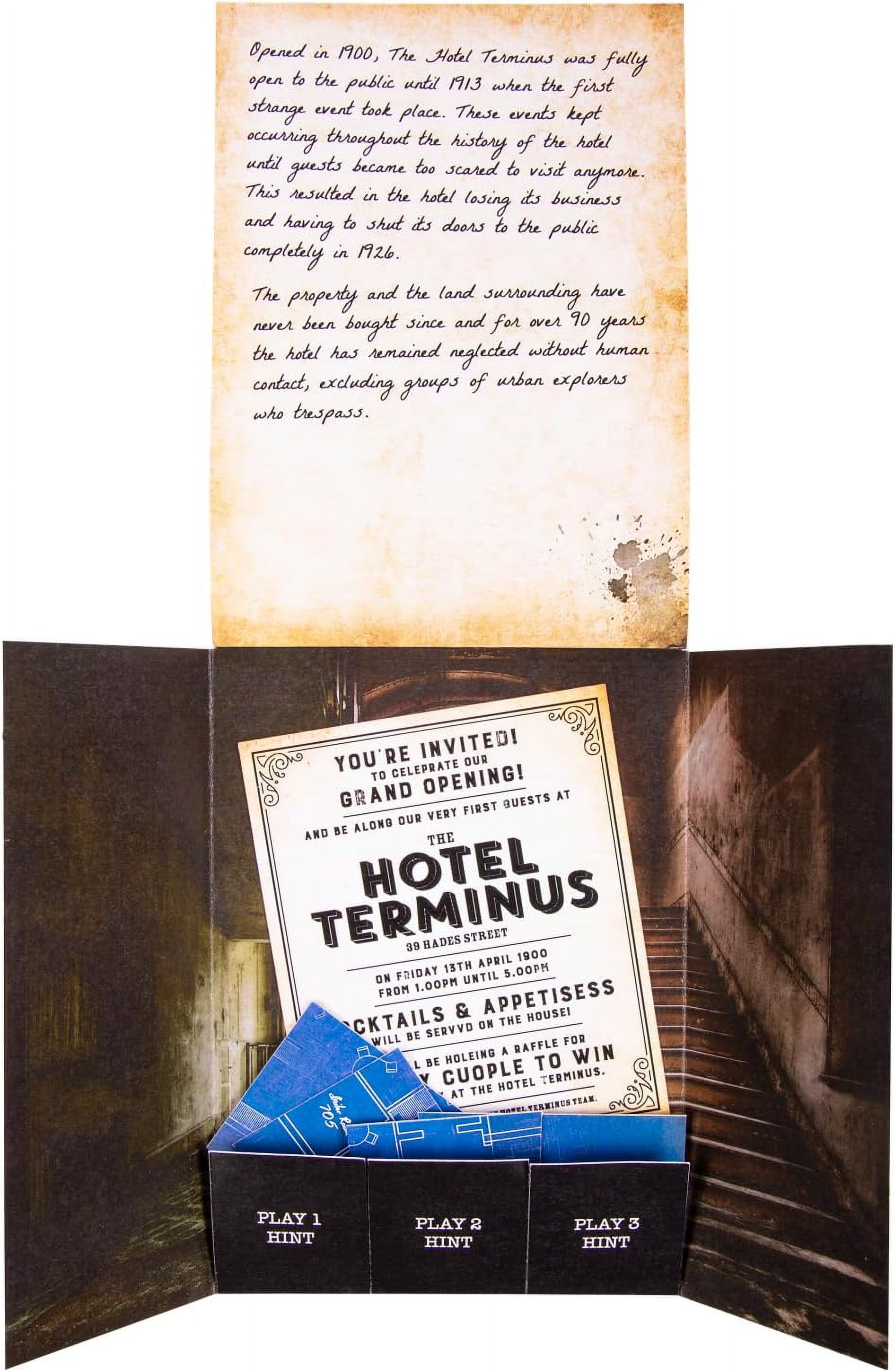 Fizz Creations Escape from The Haunted Hotel Escape Room Game, 1+ Players, 60 Minutes