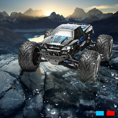 1/12 Scale 2.4GHZ Remote Control Truck Electric RC Car High Speed Monster Off Road Red/Blue Toy Christmas Gift For your