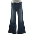 thumbnail image 1 of American Eagle Outfitters Classic '77 Flared Jeans para mujer, azul, 1/2 regular, 1 of 1