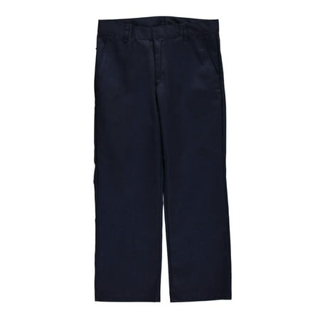 Galaxy School Uniforms Big Boys' Husky Double Knee Pleated Pants (Sizes 10H - 20H)