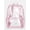Pink Tulle, variant on Reebok Kids' Kiwi 17" Clear Backpack, Black