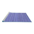 thumbnail image 2 of Ahgly Company Machine Washable Indoor Round Southwestern Blue Country Area Rugs, 4' Round, 2 of 4