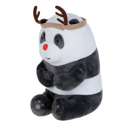 MINISO We Bare Bears Christmas Plush Panda Stuffed Soft Toy | Walmart