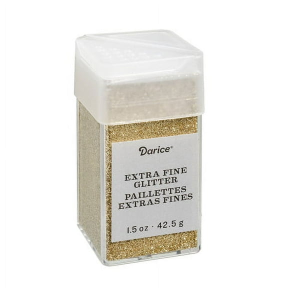 Extra Fine Glitter: Gold, 1.5 ounces