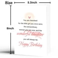 thumbnail image 2 of Tarjeta de Cumpleaños uugtcard para Hija 13.5x20.3cm Papel Premium, 2 of 6