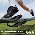 thumbnail image 2 of Women's Walking Shoes Cushion Running Tennis Comfortable Arch Support Breathable Lightweight Gym Workout Athletic Fashion Sneakers, 2 of 8
