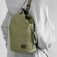 thumbnail image 3 of New canvas chest bag male-commuter large-capacity diagonal chest bag - green, 3 of 5