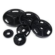 CAP Barbell Olympic Rubber Encased Commercial Grip Plate, 2.5-45 lb, Single