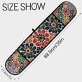 thumbnail image 3 of Yayeee Double Oven Mitt Kitchen Heat Resistant Baking 35" x7" Quilted Glove, Dark Floral, 3 of 6