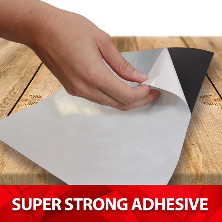 8 x 10 (60 mil) Ultra-thick Magnetic Adhesive Magnet Sheets