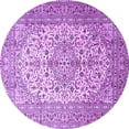 thumbnail image 1 of Ahgly Company Indoor Round Persian Purple Traditional Area Rugs, 7' Round, 1 of 4