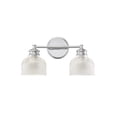 thumbnail image 2 of Trade Winds Addison 2-Light Bathroom Vanity Light in Chrome, 2 of 5