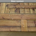 thumbnail image 6 of Ambesonne Rustic Place Mats Set of 4, Grunge Wooden Shutters, Standard Size, Brown Pale Brown, 6 of 6