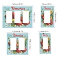 thumbnail image 2 of Yayeee Rocker Switch Wall Plate 2-Gang 4.7"x4.6" Home Decorative Outlet Cover, Orange Floral Tomatoes, 2 of 6