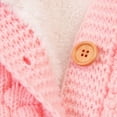 thumbnail image 6 of WREESH Baby Newborn Girls Boys Bodysuit Layette Onesies Toddler Winter Warm Coat Knit Outwear Hooded Jumpsuit Baby Clothes Pink, 6 of 7
