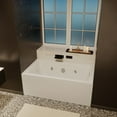 thumbnail image 5 of Avancer 60" x 36" Right-Hand Drain Rectangular Alcove Whirlpool Bathtub with Apron, 5 of 13