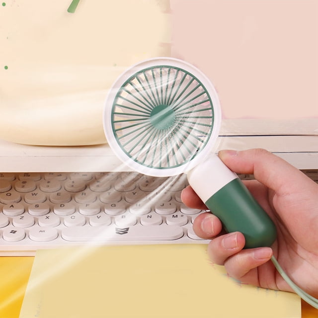 Back To School Supplies Sale!Mini Fan, Mini Handheld Fan,Portable Fans for Outdoors,Portable Small Fan,Handheld Turbo Fan USB Rechargeable Silent Student Dormitory Office Portable Wind Turbine Fan